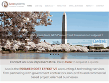Tablet Screenshot of iuvosystems.com